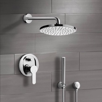 Shower Faucet Rain Shower System with Handheld, Rain Shower Head, Shower Faucet Set Remer SFH21